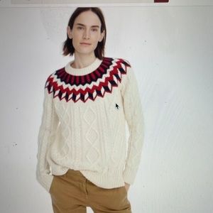 J. Crew Ski Inspired Crew Neck Sweater